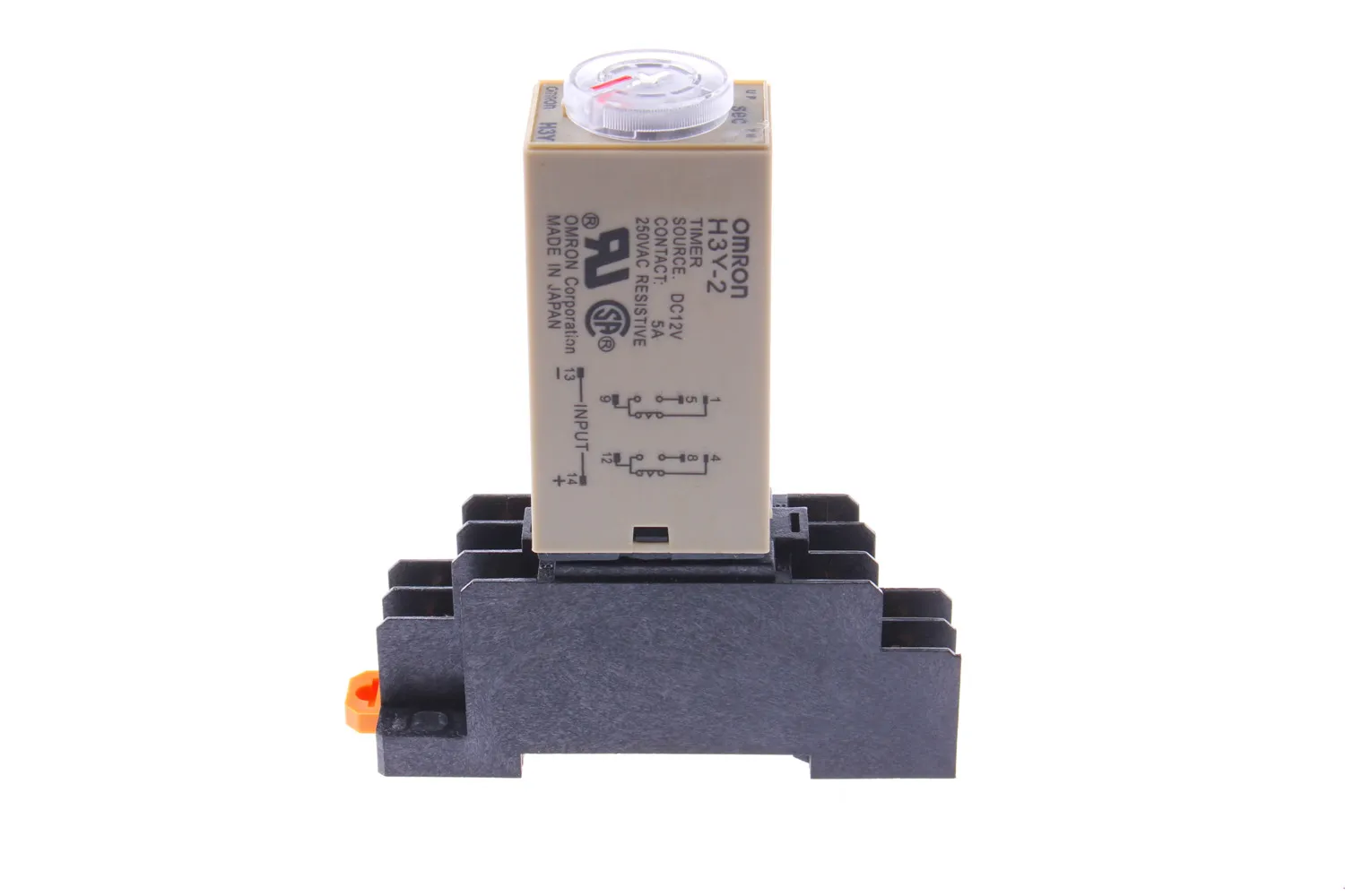 H3Y 2 DC 12 В 24 AC 110 220 DPDT 0 1 секунды S 8 контактов мощность на время задержки реле|Реле| |