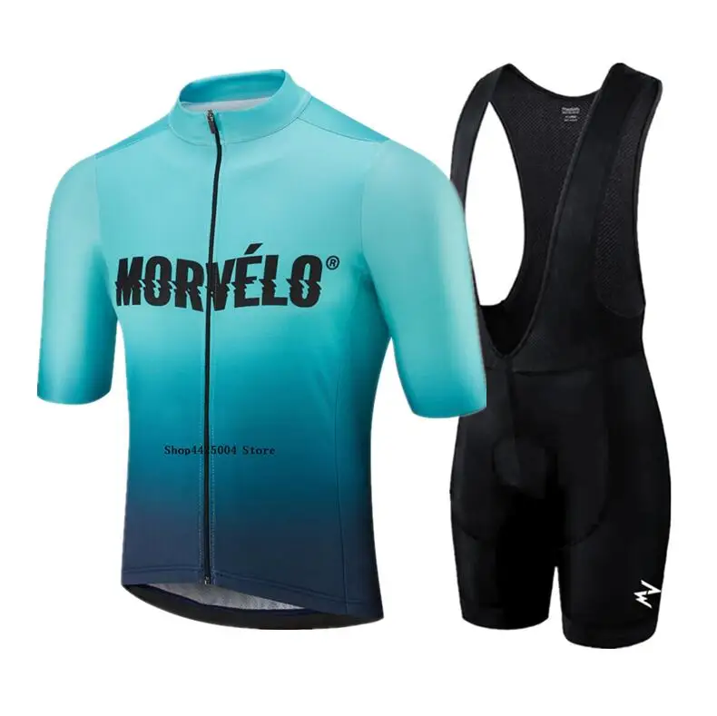 Женский спортивный костюм Morvelo красный комплект из Джерси для велоспорта дышащая