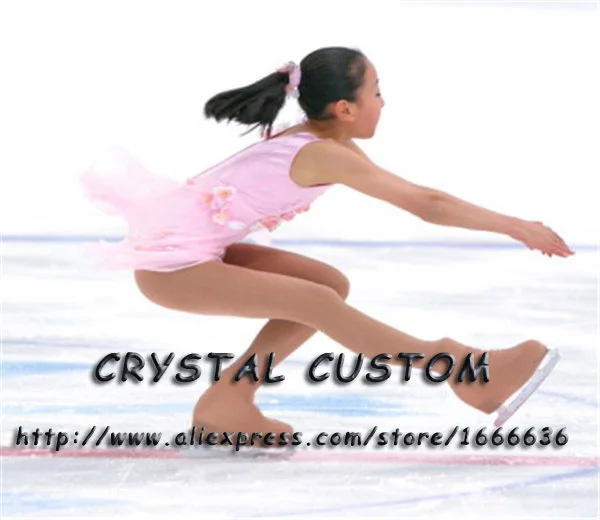Красивые платья для девочек катания на коньках с спандексом изящное Новое