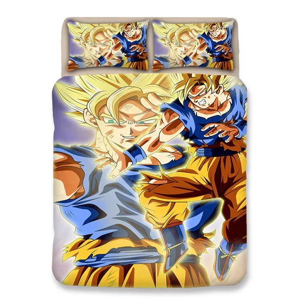 Японское аниме Dragon Ball Z Супер Saiyan Сон Гоку простыня пледы одеяло постельное белье подарки плоский лист пододеяльник наборы - Цвет: style8