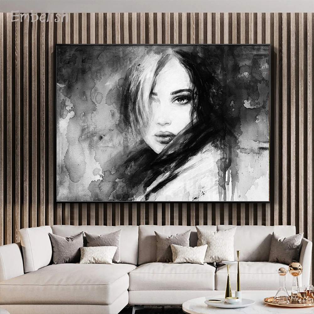 

Embelish 1 Pieces HD Print On Canvas Paintings Loner Beautiful Woman Modern Home Decor Pictures Bedroom Wall Art Large Posters