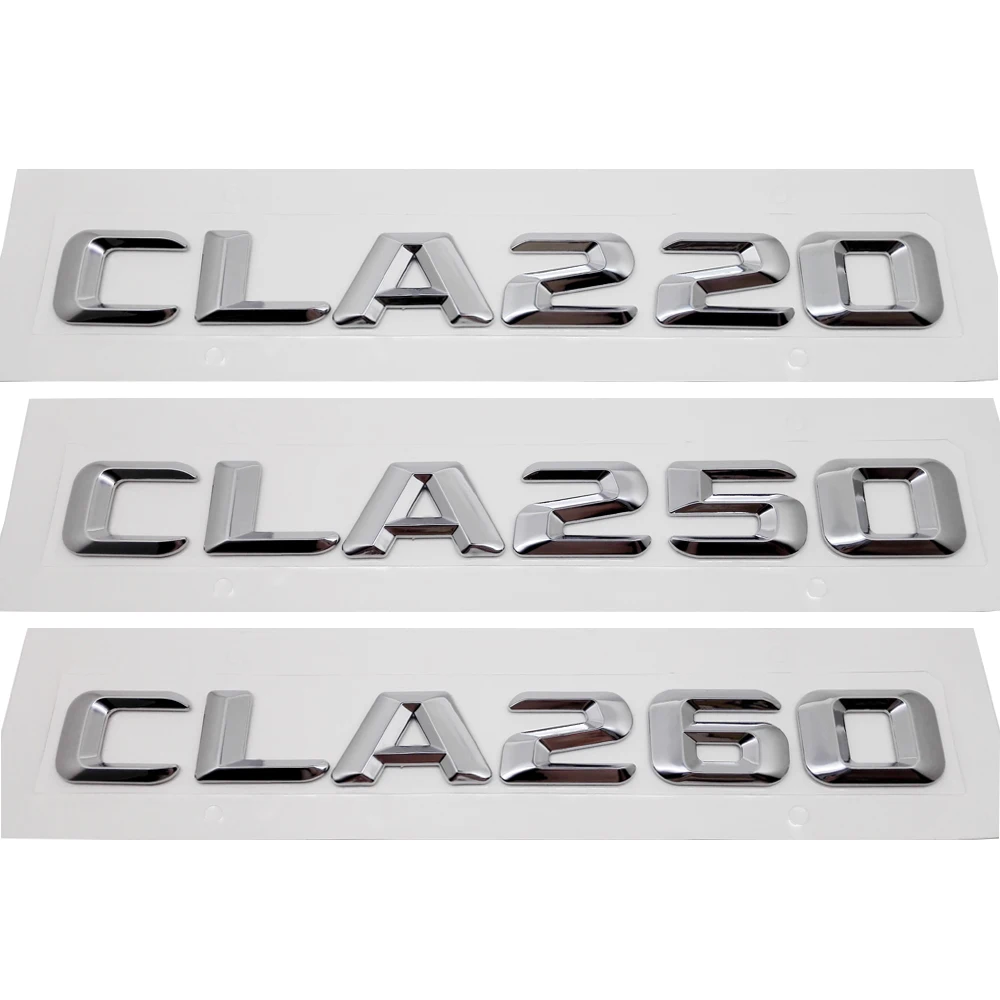 Automobiles Number Emblem Trunk Sticker Decal for Mercedes Benz CLA45 180 200 220 250 260 W203 W204 G500 S320 Tail Decoration | Автомобили