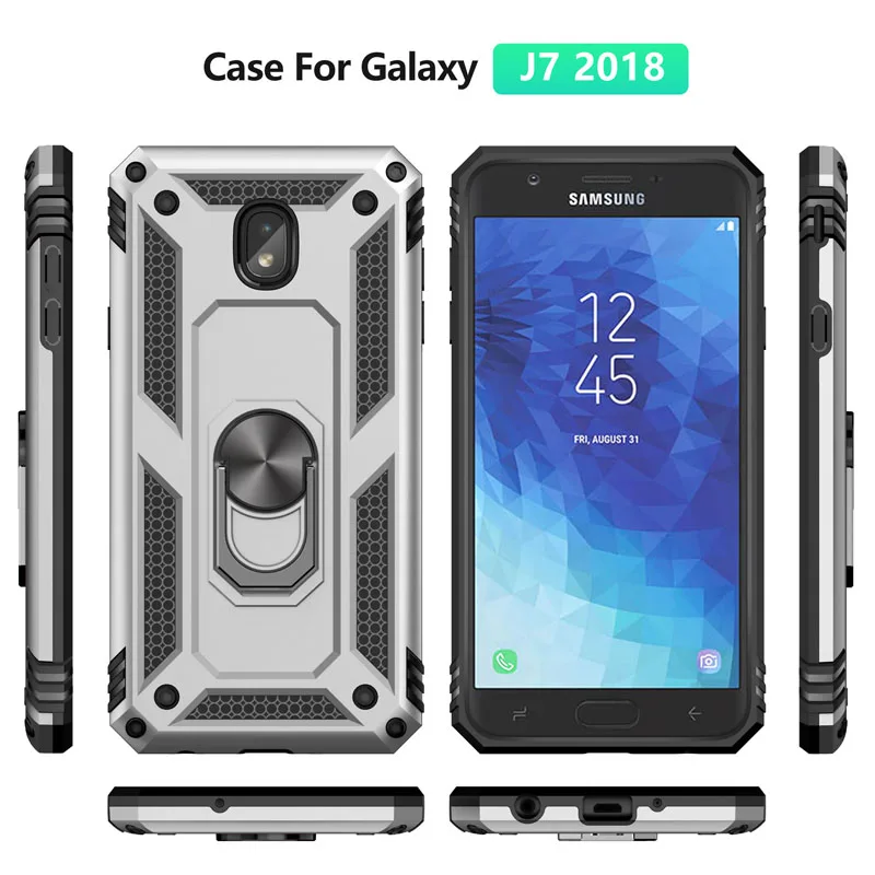 Для Samsung Galaxy J7 2018 ударопрочный защитный силиконовый чехол для Star уточните V 2nd Gen Aero