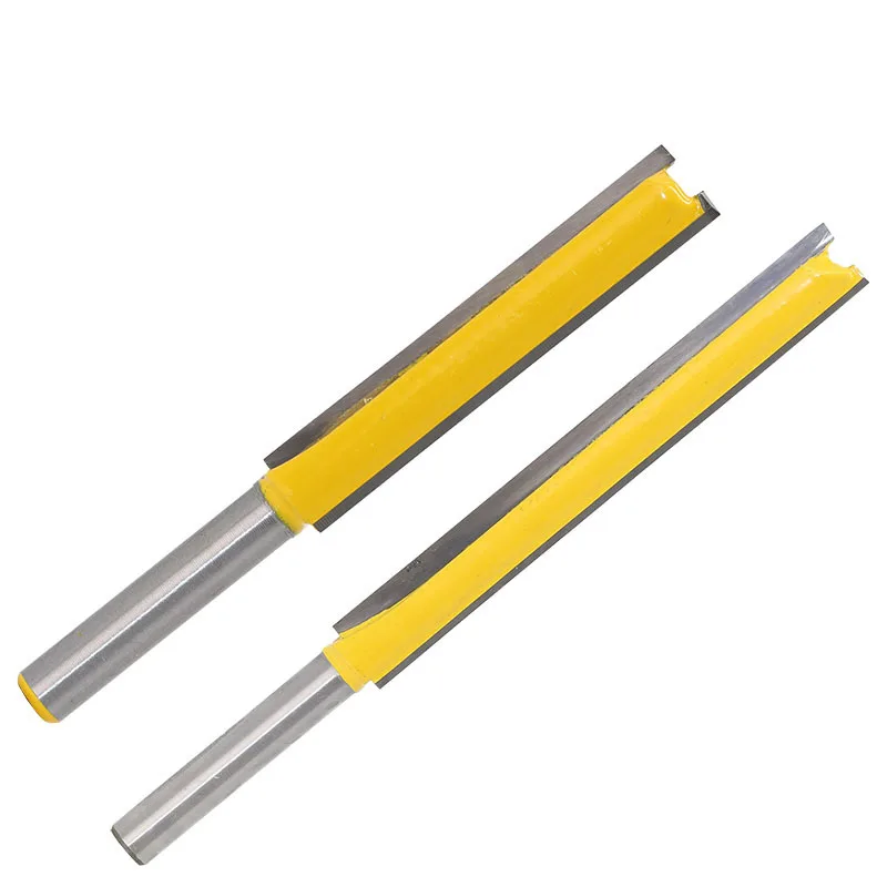 Мм 8 мм ручка удлиняется прямой шип фреза хвостовиком канавка Фасонная Биты для