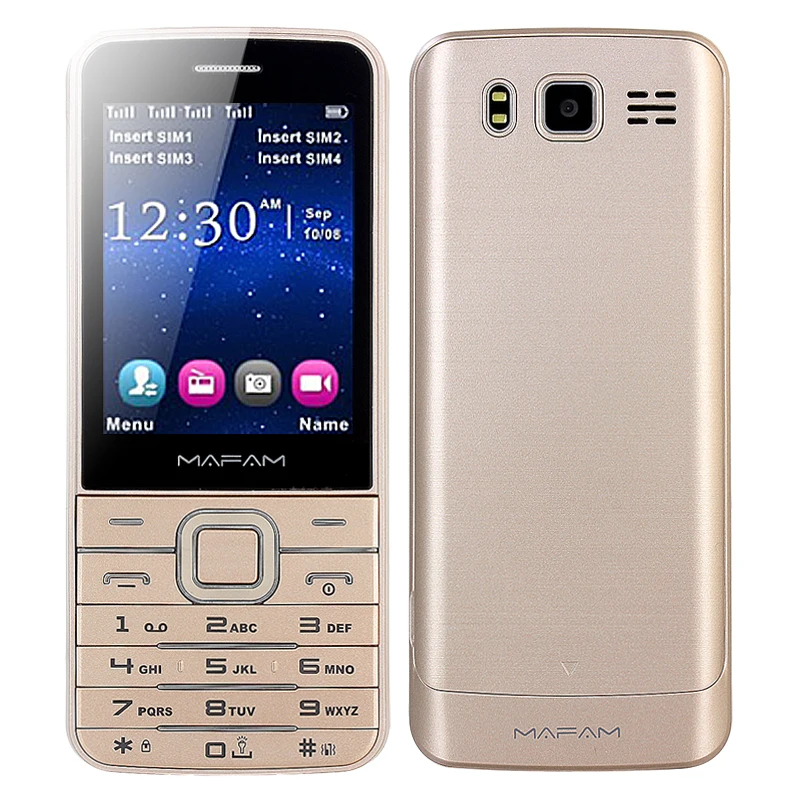 MAFAM Quad 4 SIM четыре в режиме ожидания пластиковый тонкий для мобильных телефонов