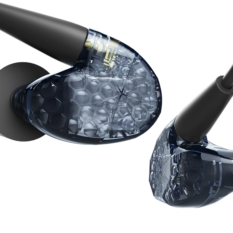 Наушники AUDIOSENSE T300 3 Knowles с сбалансированным арматурным драйвером, гибридные наушники-вкладыши, Hifi музыкальный монитор, студийные наушники с MMCX Detchable