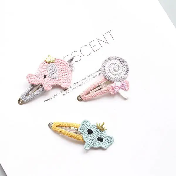 Кавайные вязаные резинки с мультяшным рисунком для девочек и детей эластичная