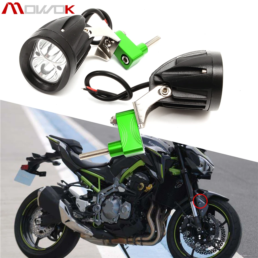 Для Kawasaki Z650 Z800 Z900 Z1000 NINJA650/300/250 ER6N/F Нижняя вилка держатель прожектора кронштейн и