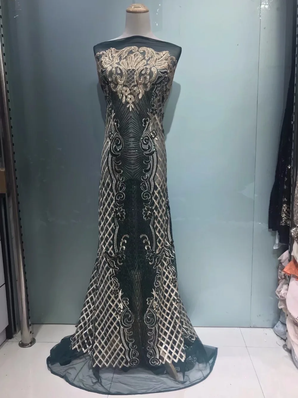 2018 Новая африканская кружевная Высококачественная французская ткань с