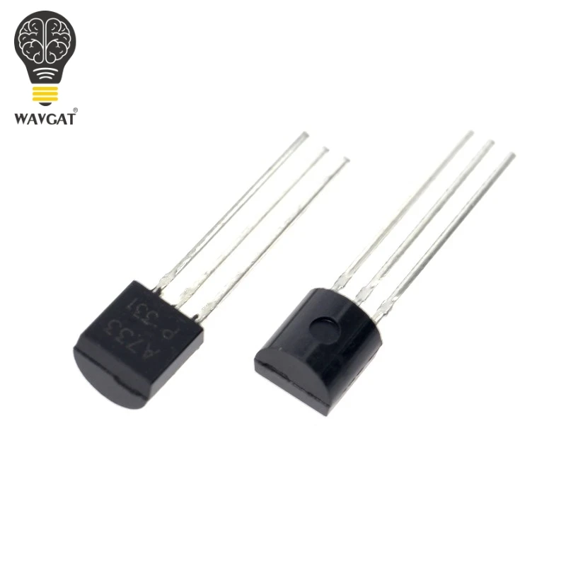 100PCS 2SA733 A733 transistor 0.1A/50V PNP TO-92 Plastic-Encapsulate Transistors | Электронные компоненты и