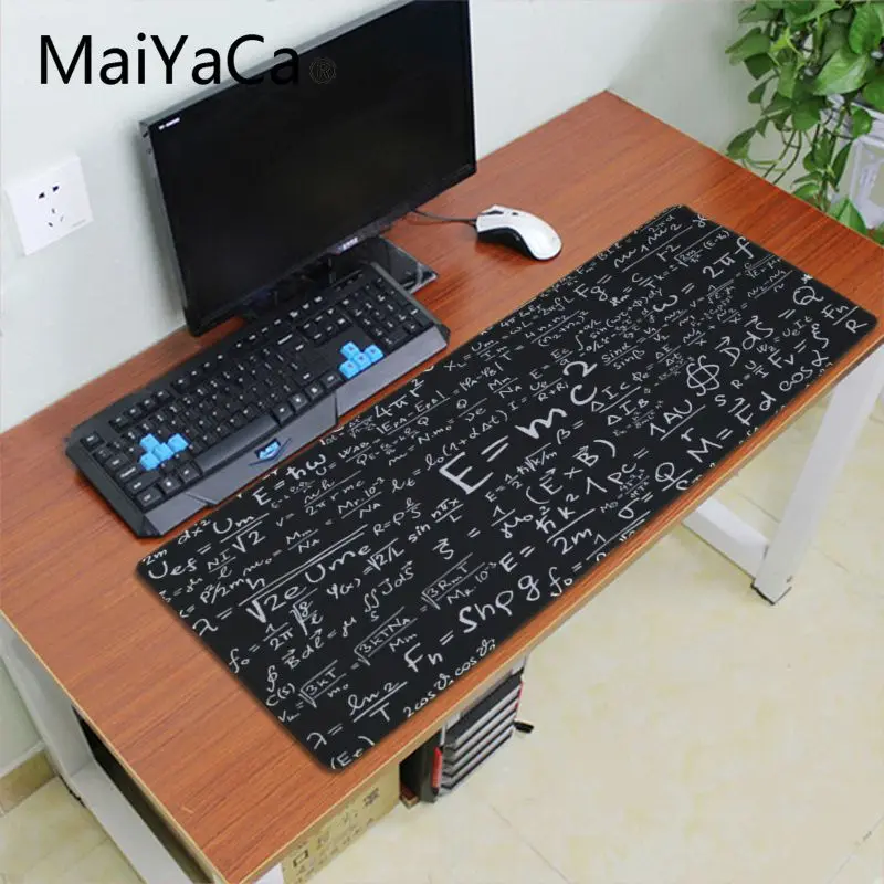 Lock Edge 30x60cm Maiyaca Геометрическая математическая формула геймерский игровой коврик для мыши xl скоростной коврик для мыши с клавиатурой ноутбук ПК Настольный коврик - Цвет: Lock Edge 30x60cm
