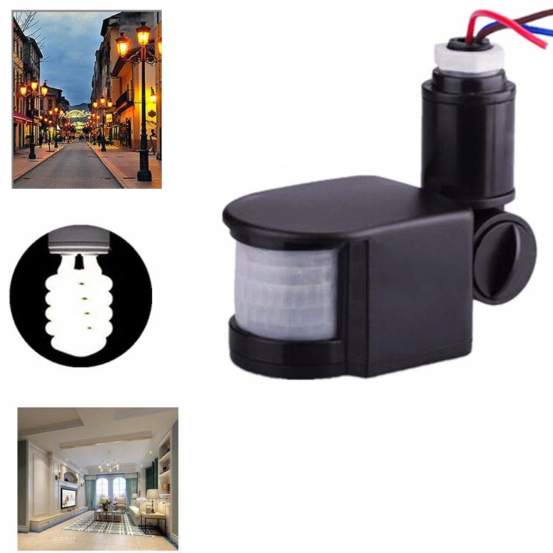 Motion Sensor Wall Switch 85V~260V Detector Automatic Infrared PIR 180 Degree Rotating Outdoor Timer Light | Обустройство дома