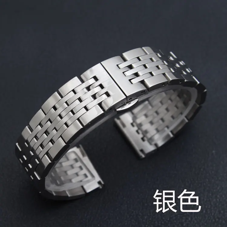 Подходит для Tissot Leroc 1853 высокого качества из твердой нержавеющей стали мужские и женские часы ремень 18 мм 19 мм 20 мм 21 мм 22 мм