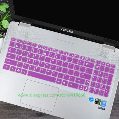 Purple Для ASUS VivoBook D541NA X540L X540LA D540S D540YA X540YA X540LJ X540LA F540U F541UA 15,6 дюймовый ноутбук клавиатура чехол - Цвет: Purple