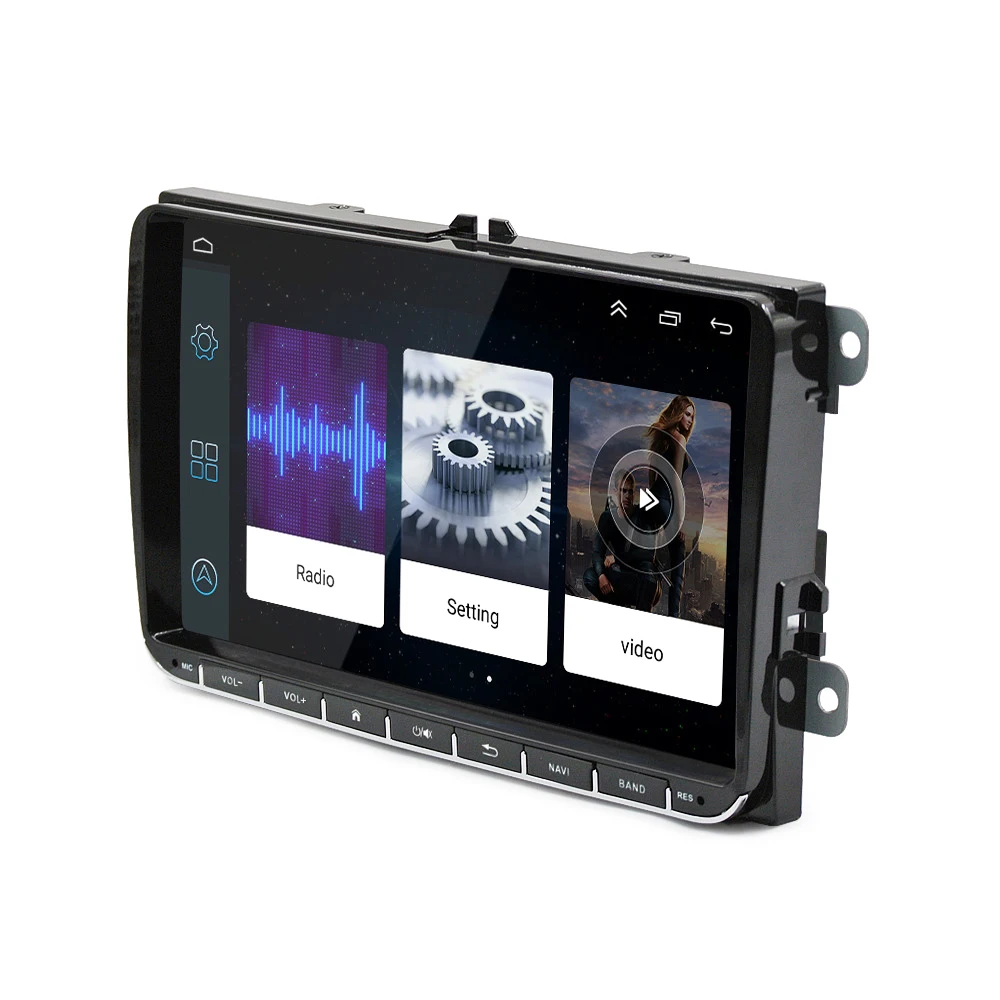 Android автомобильный мультимедийный плеер GPS радио для VW Volkswagen Passat B5 B6 B7 2 din Navi dvd polo
