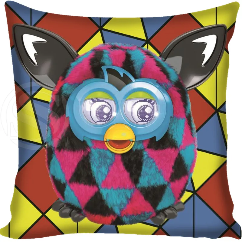 15 На заказ Furby квадратный чехол для подушки на заказ на молнии для спальни домашний чехол для подушки 1 шт. на заказ 40x40 см - Цвет: 15