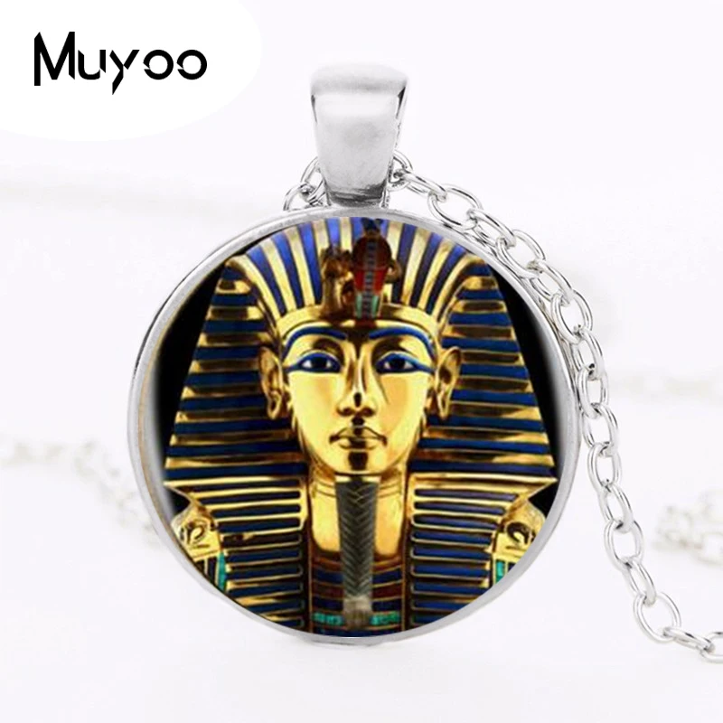 Ожерелье с подвеской логотипом King стат Tutankhamun золотой король искусство ручной