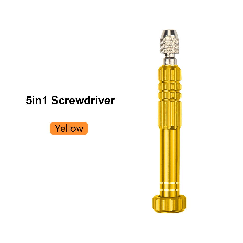 Yellow Screwdriver JelBo Набор прецизионных отверток для ремонта мобильных телефонов аксессуары для iPhone Torx отвертка бит мини Ручные инструменты комплект - Цвет: Yellow Screwdriver