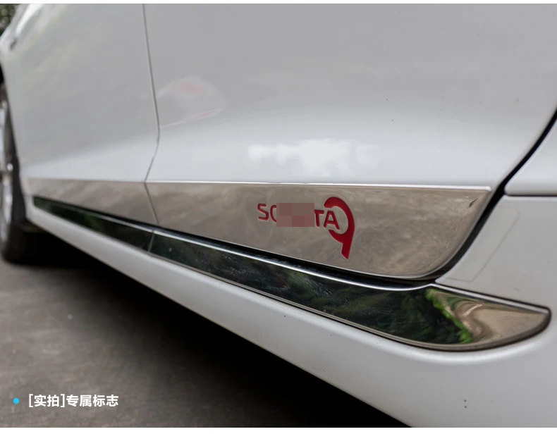 NEW ACCESSORIES car door body trim FOR Hyundai Sonata LF 9 SIDE DOOR BODY GARNISH MOULDING COVER trim PROTECTION CAR STYLING