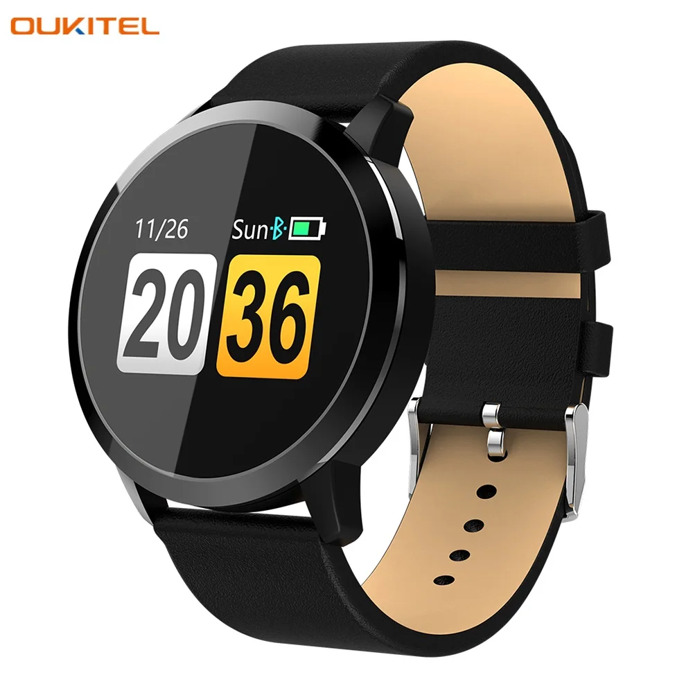 OUKITEL W1 Blueooth браслет для смарт часов 0 96 дюймов Сенсорный экран 150 дней ультра