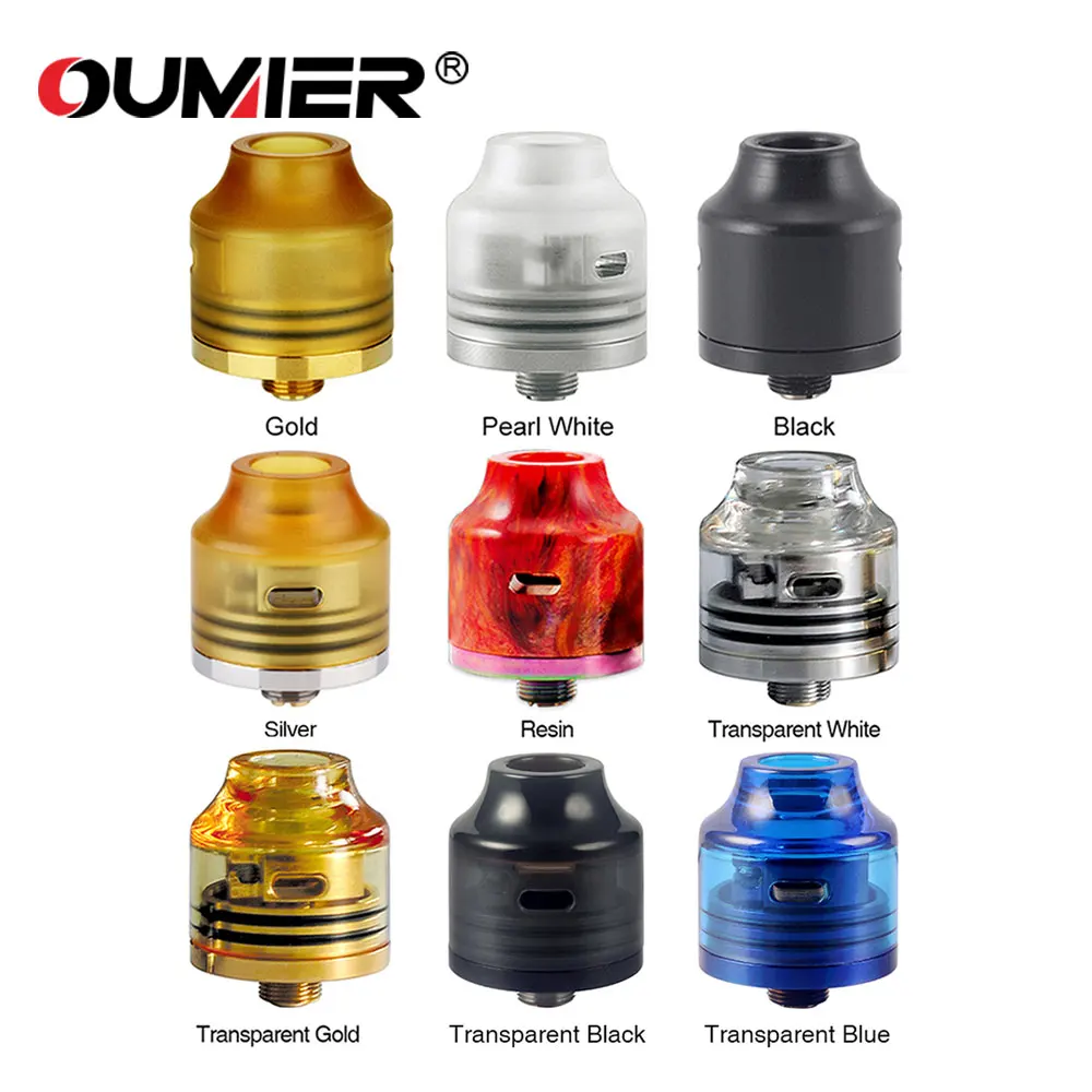 Оригинальный атомайзер OUMIER WASP NANO RDA с простой конструкцией и сквоном снизу 22 мм |