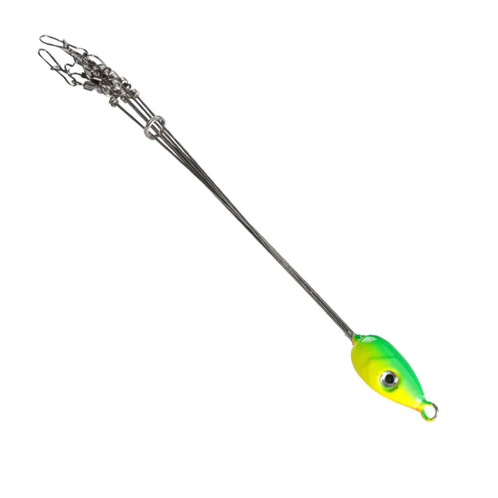 

5 Arms Alabama Rig Fishing Lure with Swivel Connector Fake Artificial Baits