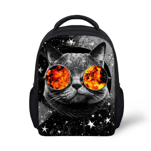 CC2218F FORUDESIGNS/милый рюкзак принцессы для девочек с очками и кошками, милый рюкзак для маленьких детей в детском саду, мини рюкзак для детей 12 дюймов - Цвет: CC2218F