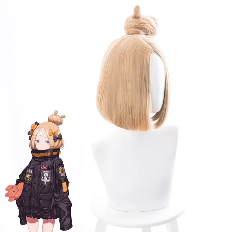 Fate Grand Order парики для косплея Абигейл Уильямс Короткие термостойкие