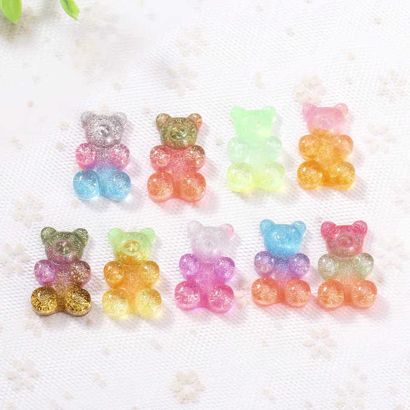 20*30 мм 10 шт gummy bear flatback полимерный альбом для вырезок из кабошона ремесло