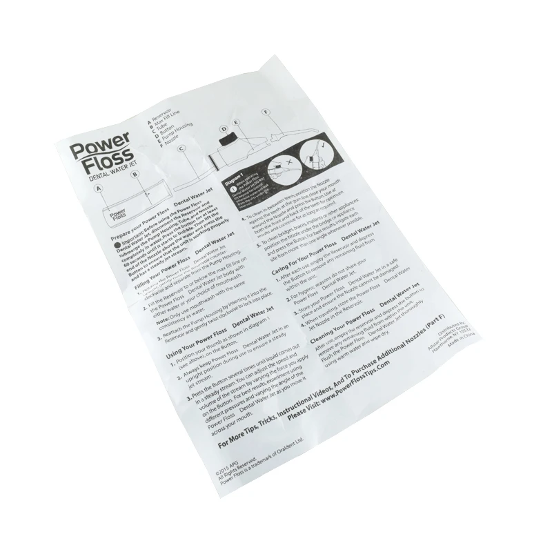 5 шт./лот Портативный Air гигиена полости рта Ирригатор для без батареи зубной