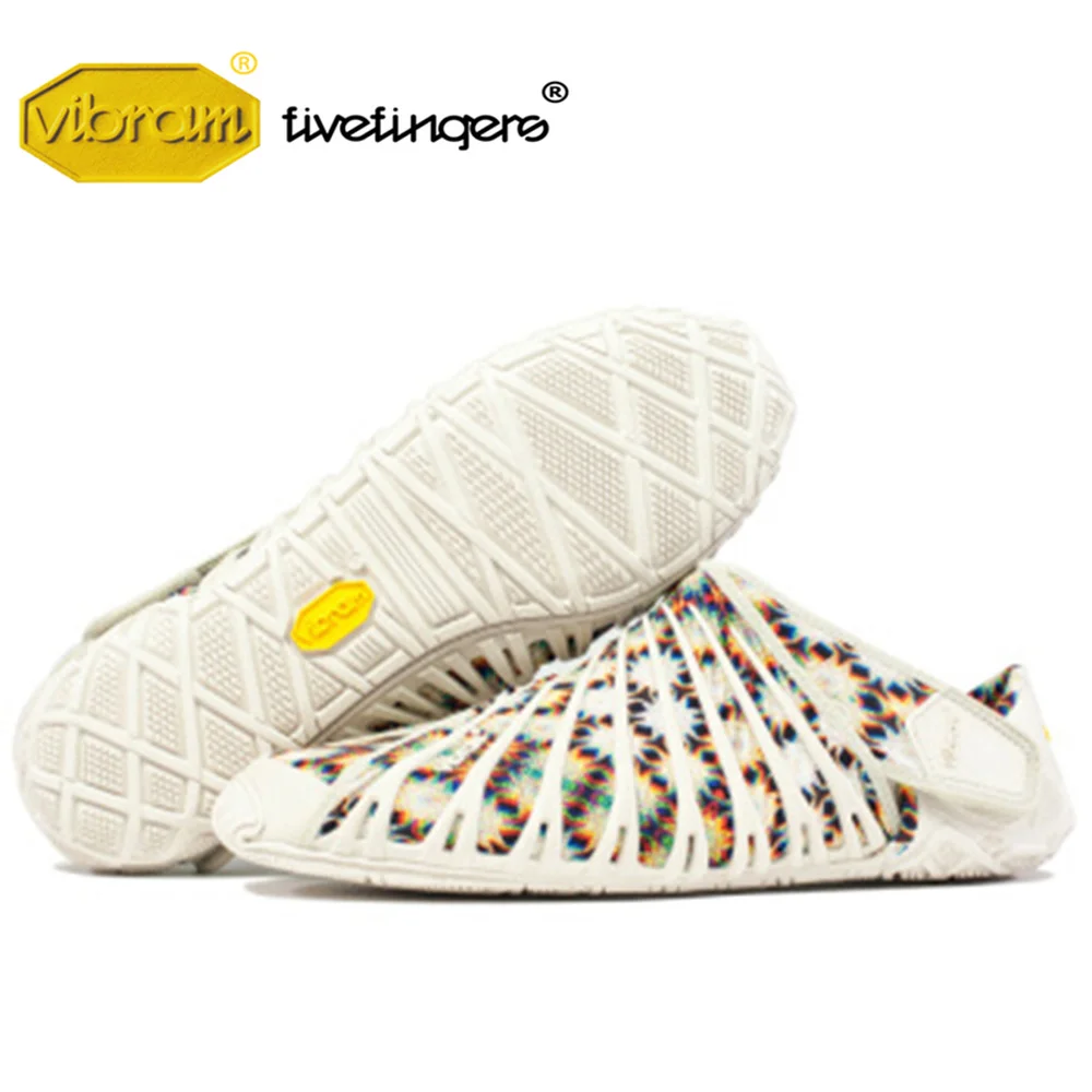 Vibram FUROSHIKI Stretch Fabric women wrap Shoes Walking Sports Super Light Five Fingers Running Portable folding Sneakers
