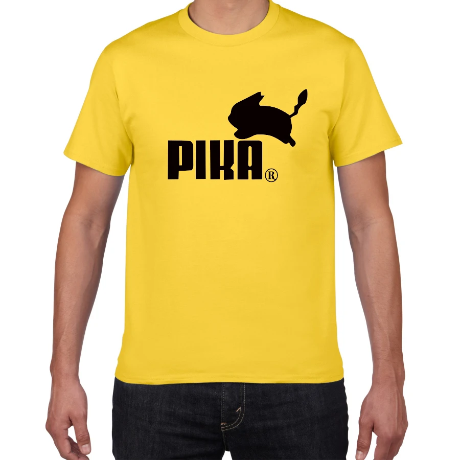 Забавная футболка, милые футболки homme Pumba/Pira, мужские хлопковые топы с короткими рукавами, крутая футболка, летний Трикотажный костюм, футболка для мужчин