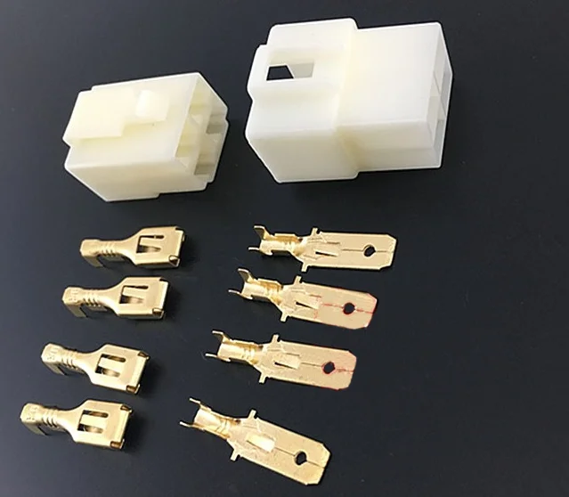 6.3 мм 1/2/3/4/6/8 pin автомобильные 6.3 Электрический провод Разъем Мужские женский кабель терминал разъем Наборы мотоцикл Ebike автомобиля