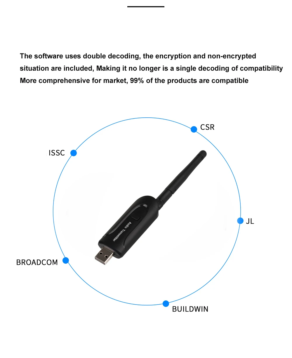 4 0 Bluetooth передатчик для ТВ 3 5 мм аудио адаптер беспроводной с антенной наушников