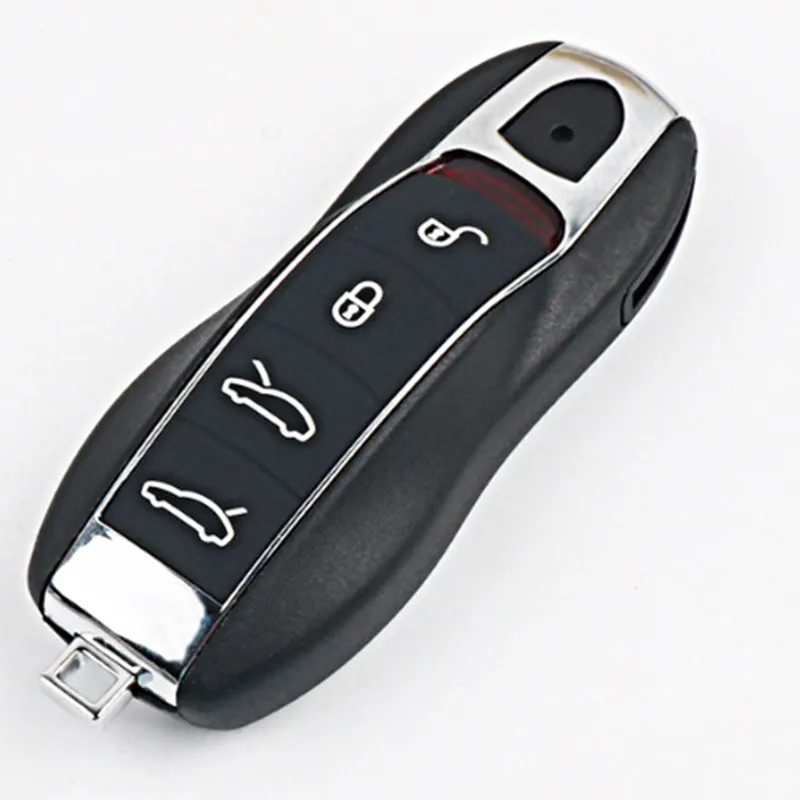4 Кнопки DAKATU 3/4 кнопочный ключ автомобиля в виде ракушки для Porsche Panamera Macan Cayman 911 718 Smart Remote случае ключ Замена - Количество кнопок: 4 Кнопки