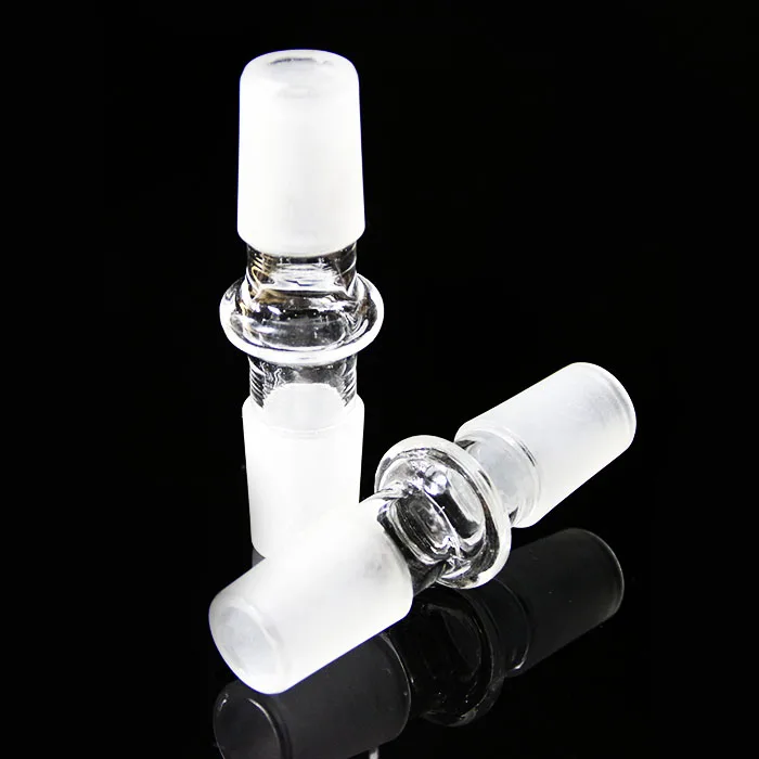 

HOT SALE Wholesale Male 18mm to male 18.8mm Joint Glass Adapter for Glass Pipes and Hookahs