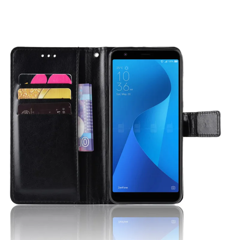 Asus Zenfone Max Plus M1 ZB570TL чехол для телефона из искусственной кожи для Asus ZB570TL ZB ZB570 570 570TL TL X018DC X018D чехол с откидной крышкой
