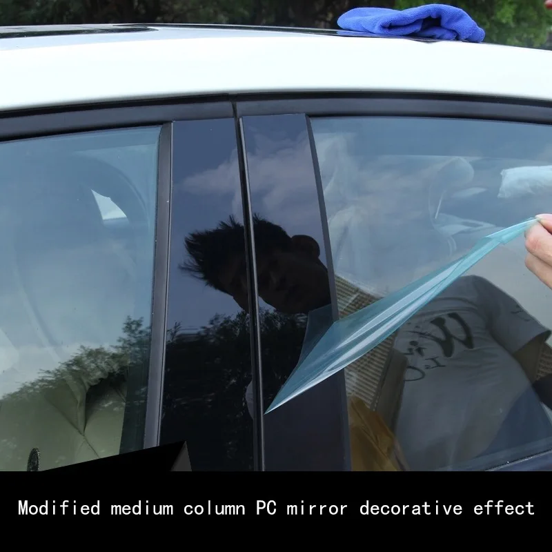 Car modified BC column scratch resistance for BMW 13-18 models 1 series in the paste PC mirror window 6 pieces | Автомобили и