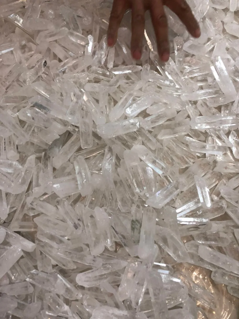 

High quality Natural Clear Crystal QUARTZ CRYSTAL WAND POINT HEALING Mineral specimen