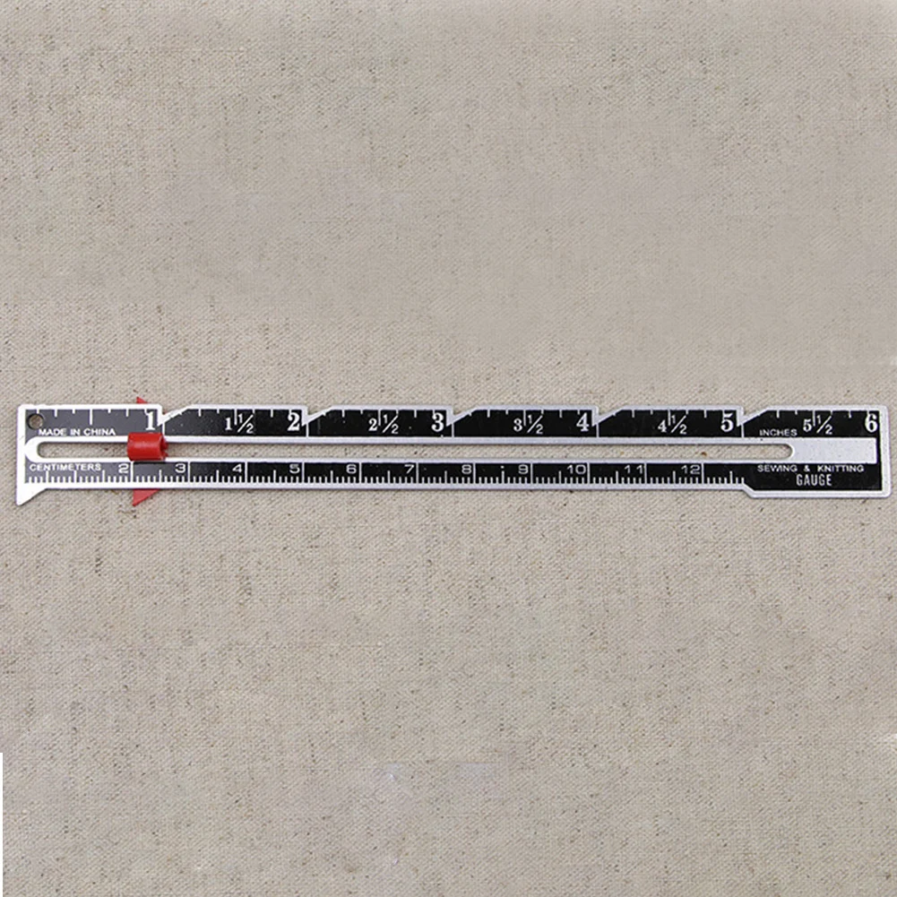 2 шт Вязание измерительная линейка в стиле пэчворк с раздвижные регулируемый
