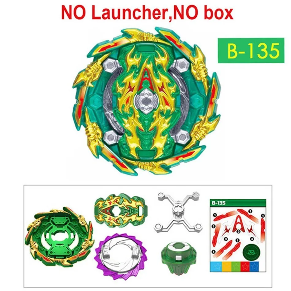 Пусковые установки Bey Bay Burst B 122 B143 B139 игрушки Арена лезвия Bables Fafnir Металл Fusion лучший боевой гироскоп отправить для мальчиков детей - Цвет: B135