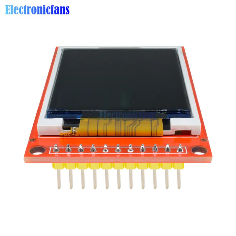 1," 1,8 дюймов TFT ЖК-дисплей модуль ST7735S контроллер 128x160 51/AVR/STM32/ARM 8/16 бит плата привода для Arduino SPI I/O 11 Pin