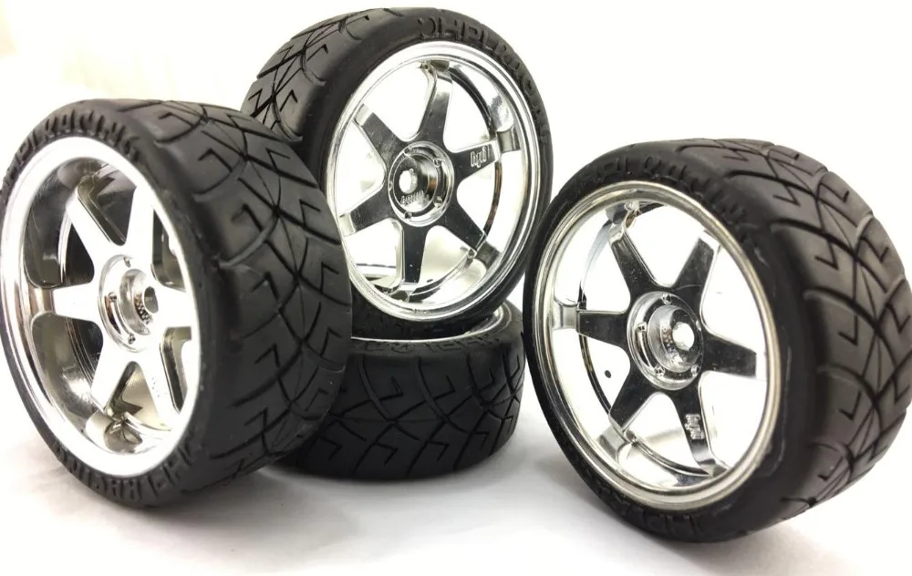 4 шт. HPI колеса для Kyosho FW06 DRIFT RS4 3 Flux 1/10 резиновые гоночные дрифтерные колеса/шины