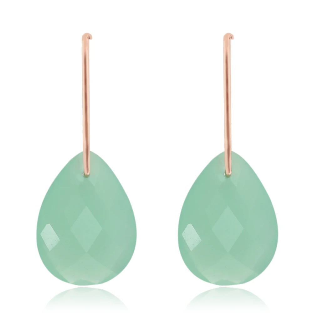 FORIS 8 цветов модные красивые большие серьги с кристаллами рождественский подарок