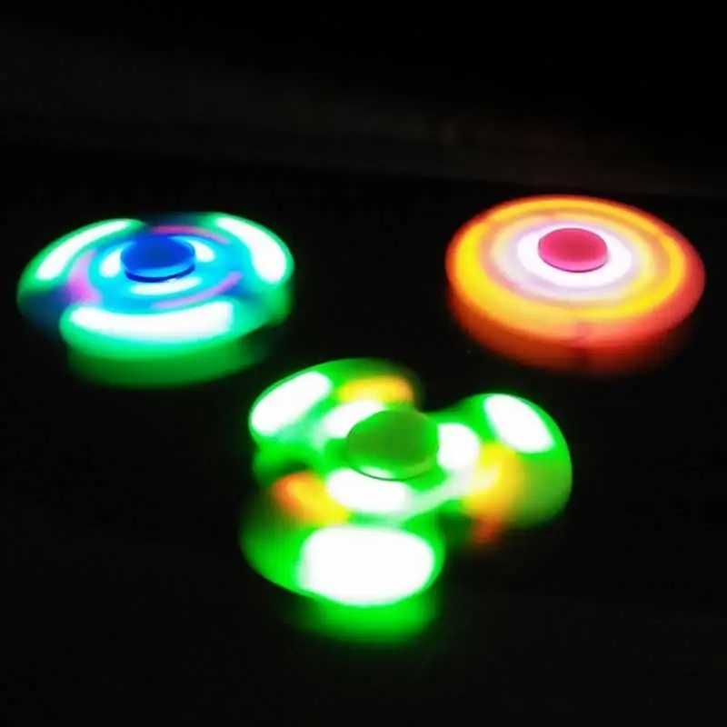 Модный Bluetooth динамик ручной Спиннер светодиодный светильник перезаряжаемый