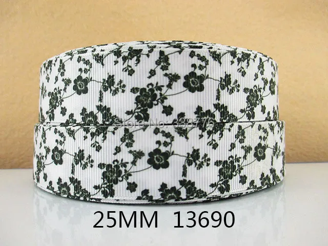 5yds в рулоне) 10Y13690 kerryribbon лента " grosgrain печатный рисунок лента полиэфир diy головной убор лента для одежды