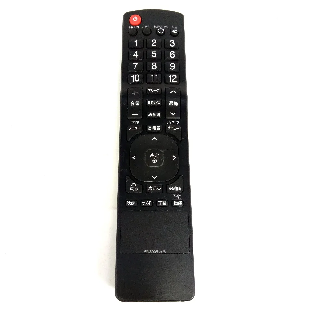 Используется оригинальный для LG TV пульт дистанционного управления AKB72915270