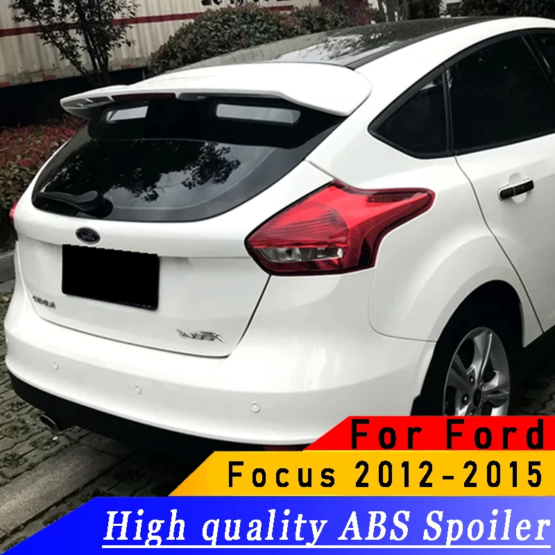 Задний спойлер для хэтчбека Ford Focus 2012 2015 высококачественный задний из АБС