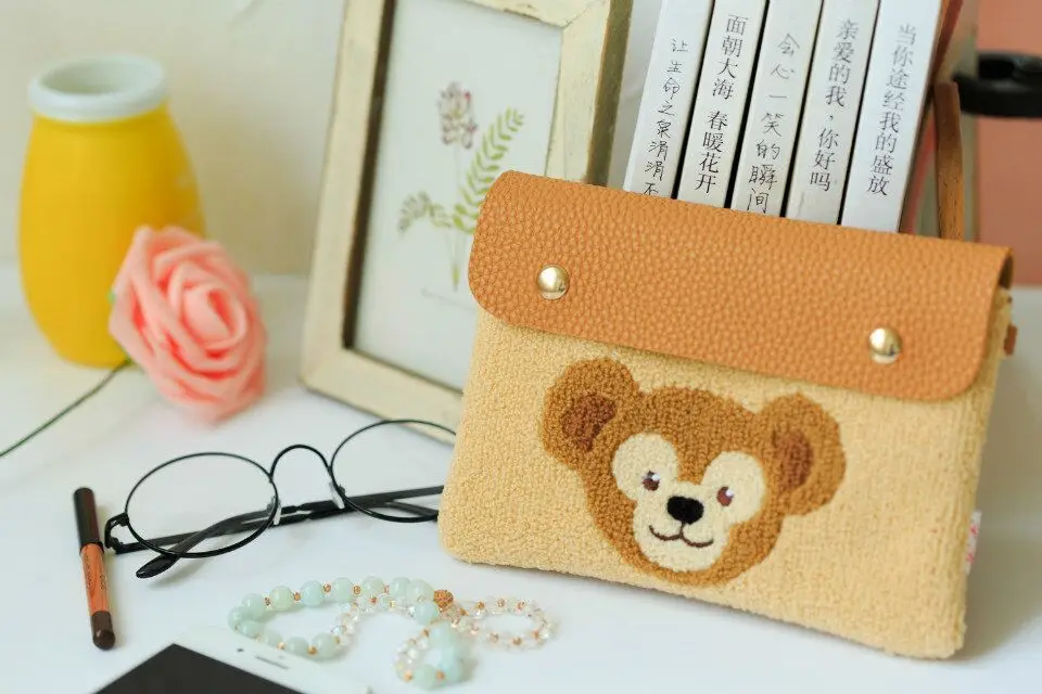 shoulder bag Японская косметичка с медведи Duffy и shelliemay stellamou, детское портмоне, мультяшная сумка для мобильного телефона, сумка-мессенджер для хранения, подарки для детей - Цвет: shoulder bag