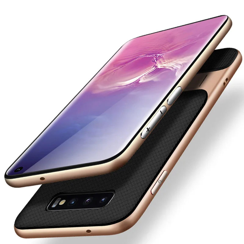 Для samsung Galaxy S10 S9 S8 Plus чехол противоударный ПК бампер силиконовый чехол для samsung Note 9 8 Note9 подставка Coque S9 Plus